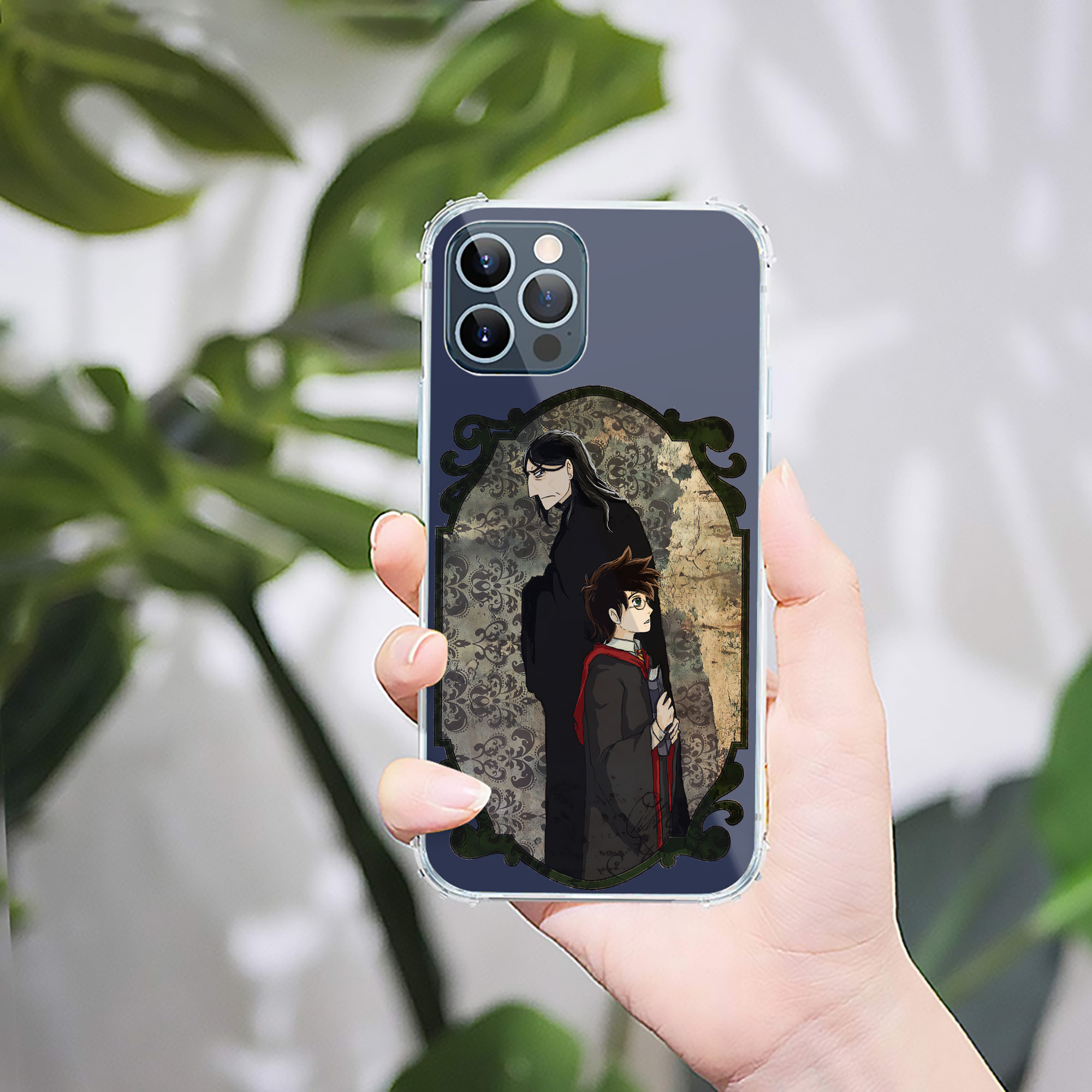 （画像用） Harry Potter ハリー・ポッターシリーズ 【iPhone 12シリーズ対応】透明スマホケース（クリアソフトケース）